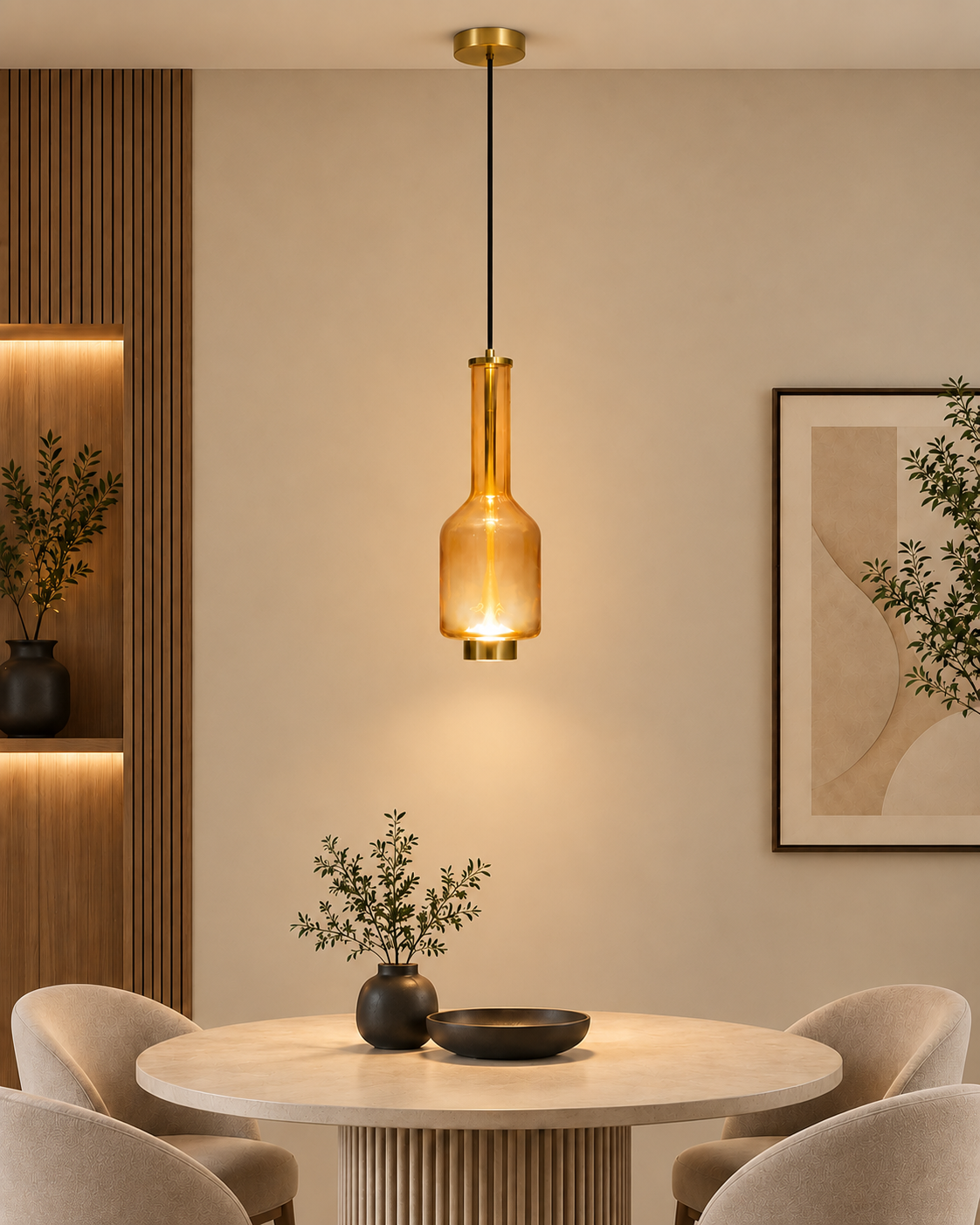 Golden Elixir Pendant Light For Living Room & Home Decoration item