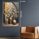 Opulent Vase Harmony Crystal Glass Decorative Wall painting Art