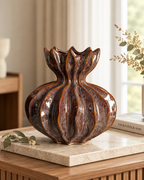 Artistic Petals Decorative Vase & Showpiece for Home & Item for Home Decoration - Medium