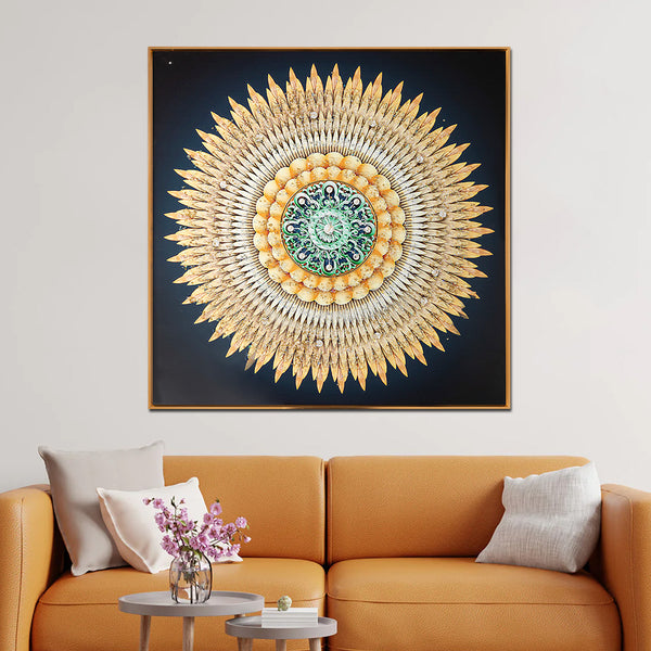 Moroccan Medley Crystal Glass Decorative Colorful Wall Painting for Home Wall