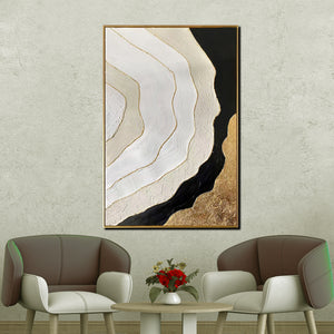 Horizon Glow Modern Wall Art ( 32 x 47 Inches )