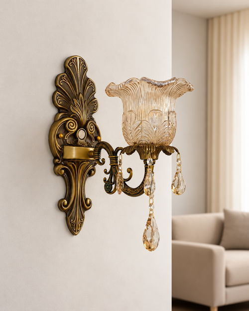 Florentine Charm Wall Light for Home & item for Home Decoration - Single Sconce
