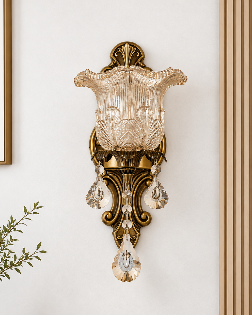 Florentine Charm Wall Light for Home & item for Home Decoration - Single Sconce