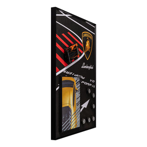 Lamborghini Dreams Pop Art Shadow box