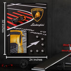 Lamborghini Dreams Pop Art Shadow box