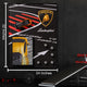 Lamborghini Dreams Pop Art Shadow box