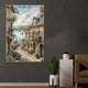 Lakeside Cottage Crystal Glass Wall Paintings For Home