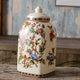 Floral Romance Ceramic Jar & Item for home Decoration - Big