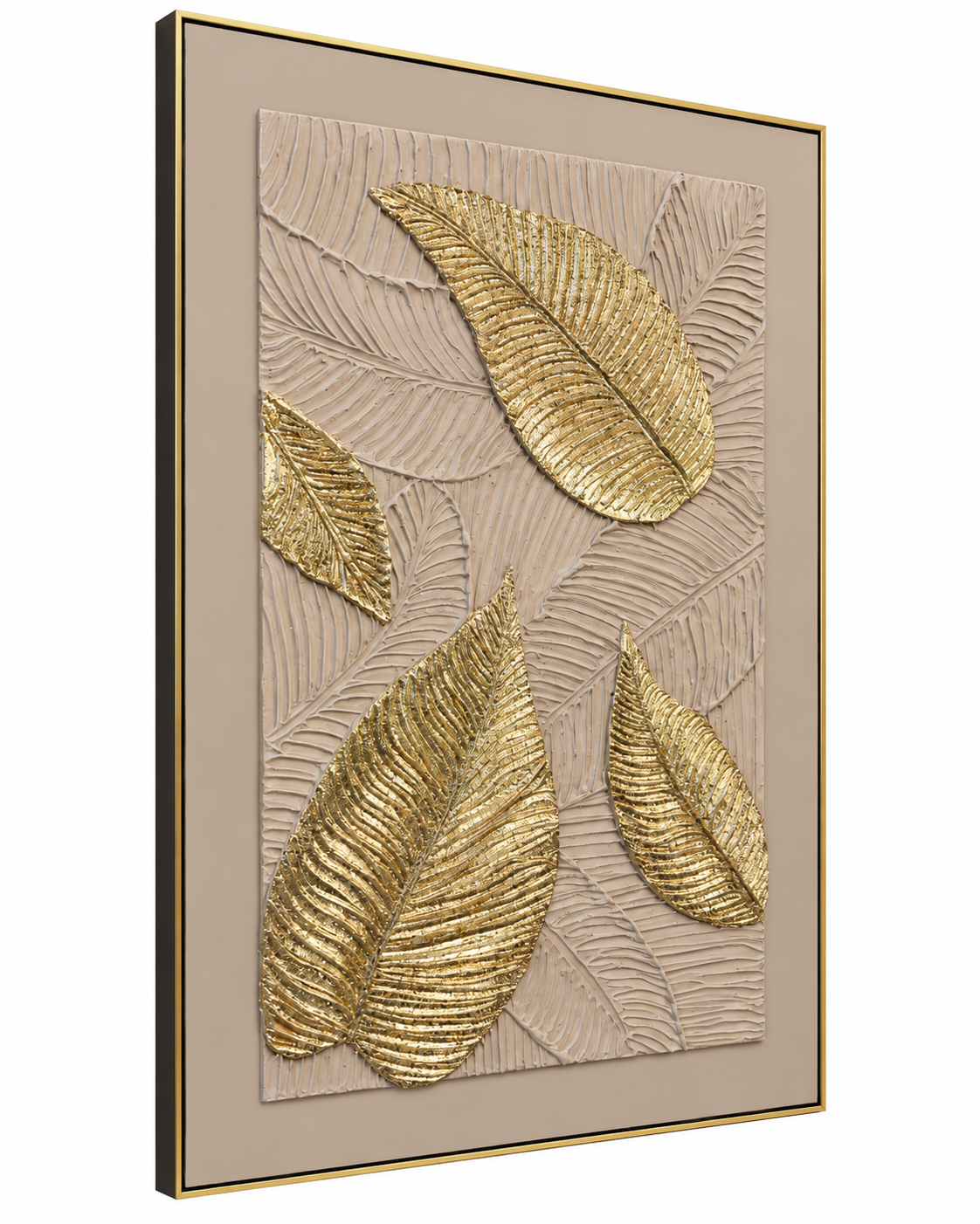 Tropical Grace Hand painting for Home & Wall Decoration Item (With Outer Floater Frame) (47x31.5 Inches)
