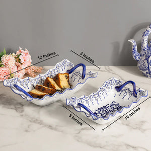 Heritage Floral Serving Tray - Set of 2