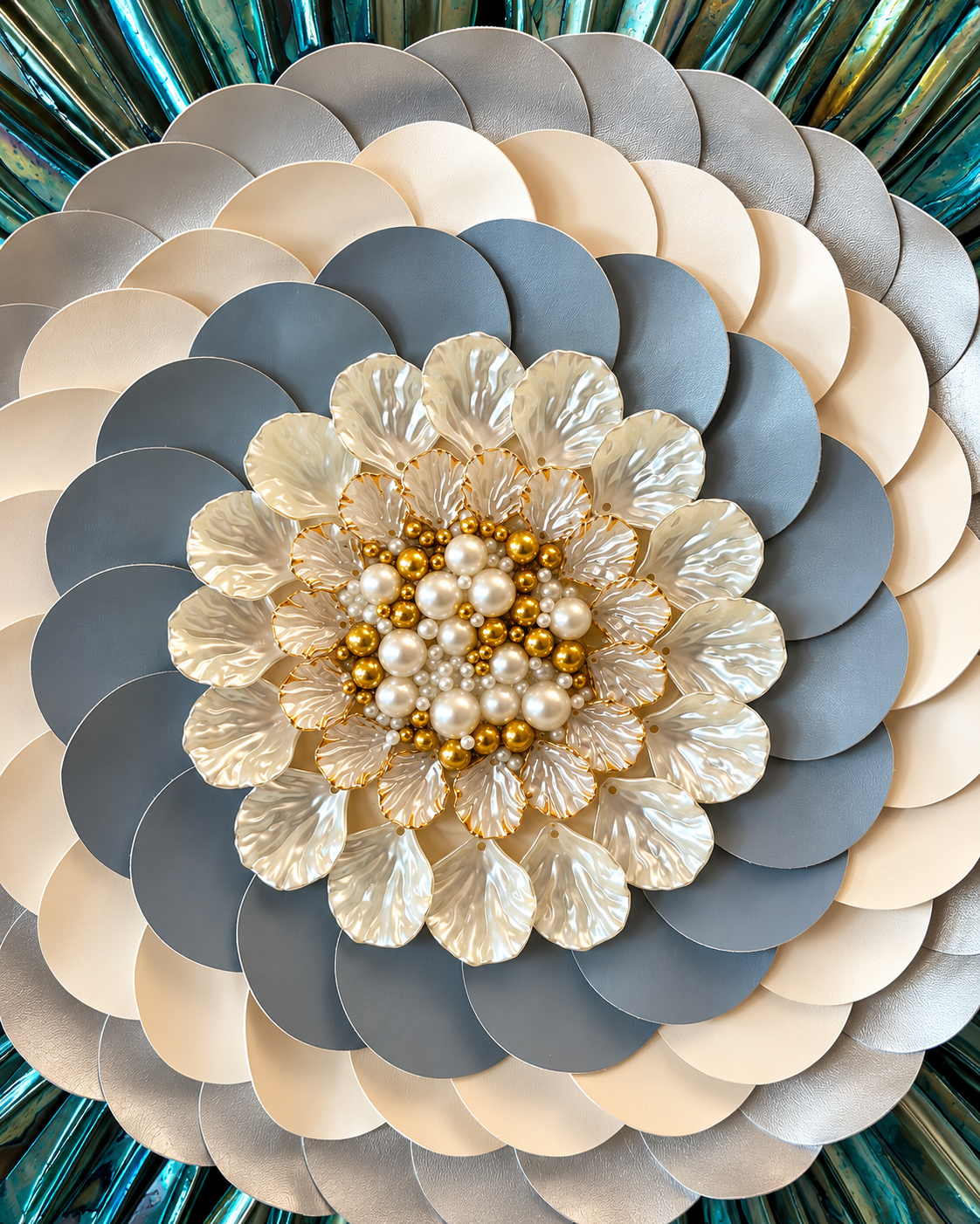 Ocean Mandala Shadow Box Home Decoration Item