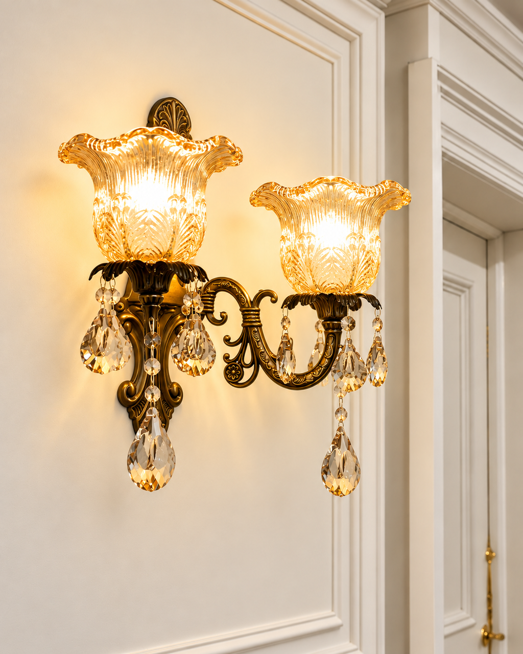 Florentine Charm Wall Light for Home & item for Home Decoration - Double Sconce
