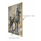 Meridian Glory Horse  Crystal Glass Wall Paintings For Home