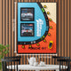 Porsche Speed Enthusiast Pop Art Shadow box