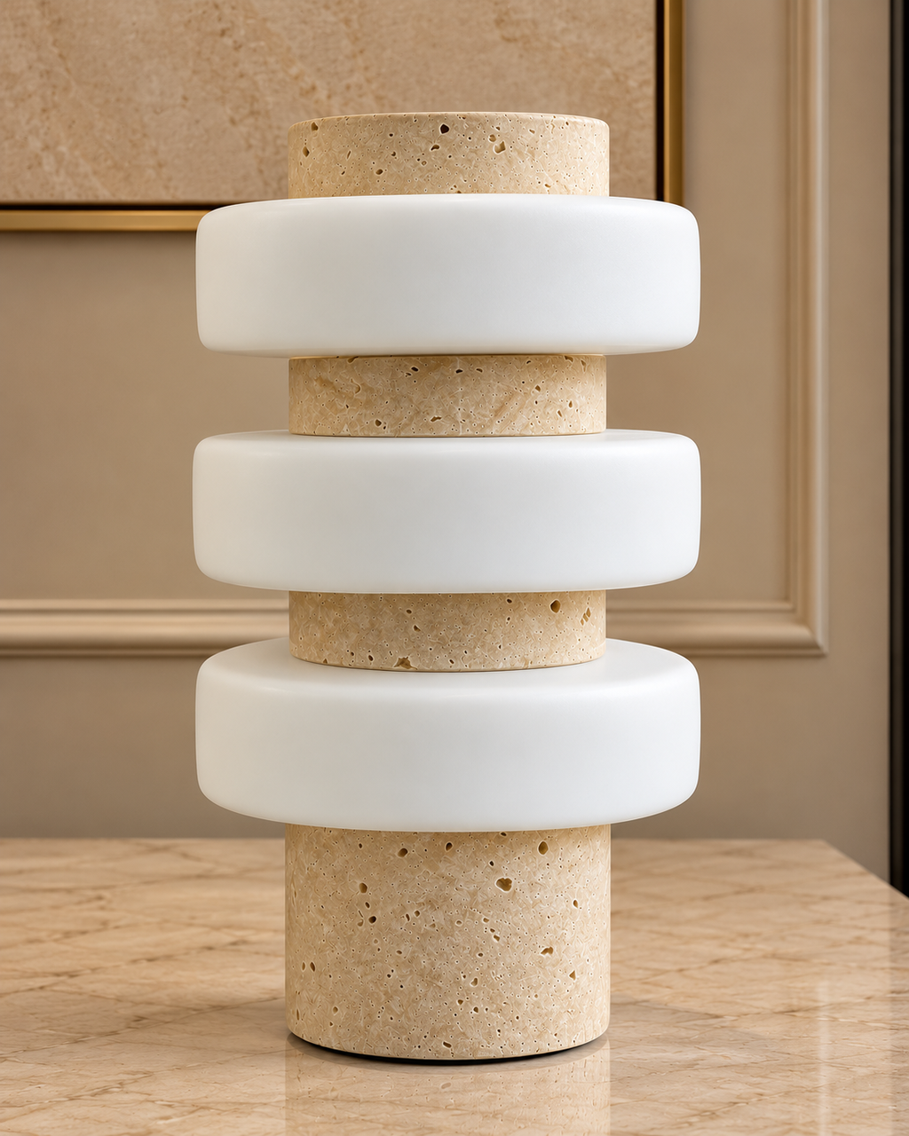 Trinity Glow Designer Table Lamp for Home & Home Decoration Items (Italian Designer Collection)
