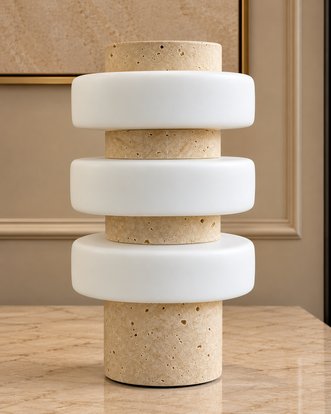 Trinity Glow Designer Table Lamp for Home & Home Decoration Items (Italian Designer Collection)