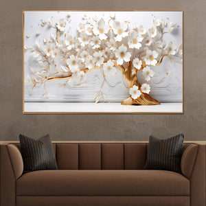 Whispering Petals Canvas Painting for Wall Art