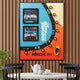 Porsche Speed Enthusiast Pop Art Shadow box