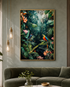 Wings of the Rainforest Crystal Glass Painting & Wall Decoration Items