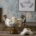 Golden Era Bloom Vase & Showpiece for Home & Item for Home Decoration