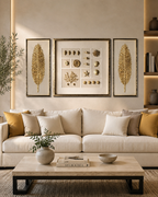 A Sea of Illusions & Golden Feather Shadow Box Set of 3
