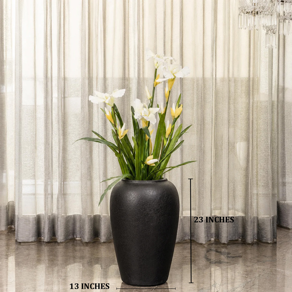 Monochrome Bloom Planter Indoor Planters For Home - Big