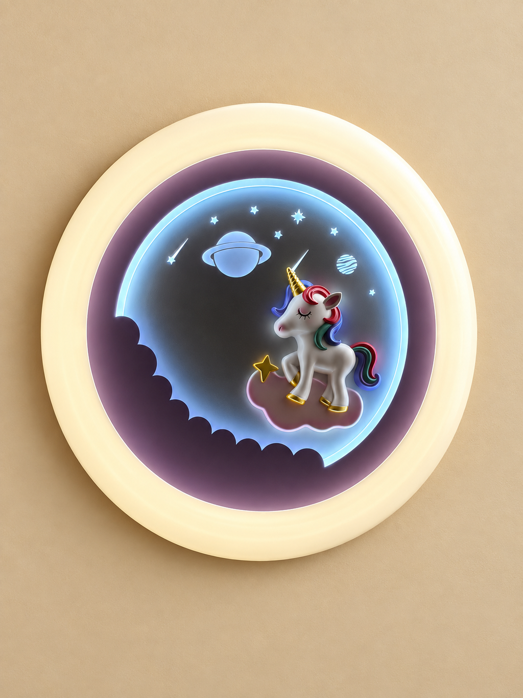 Unicorn Orbit Ceiling Light for Kids Room & Kids Room Décor Products