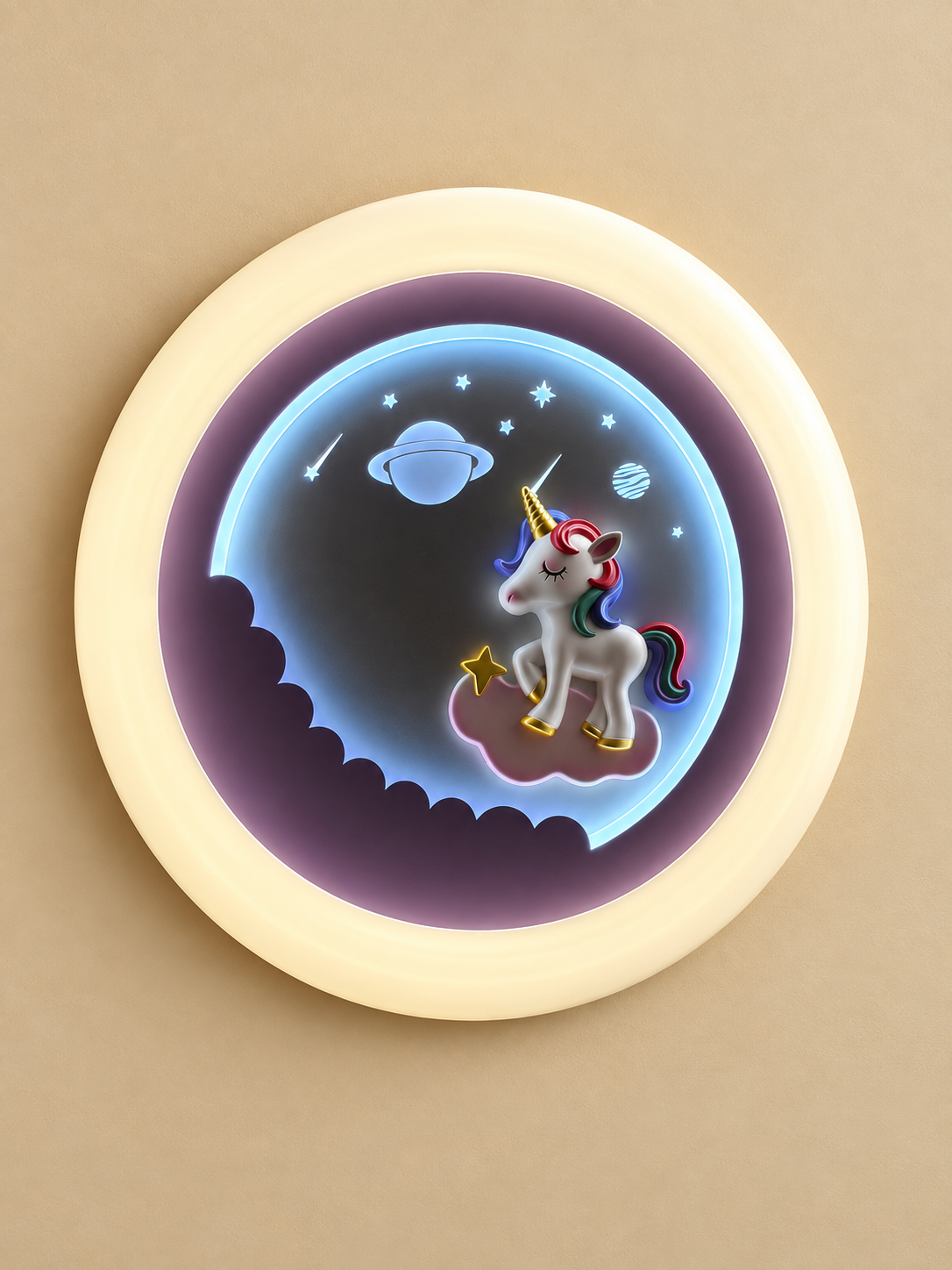 Unicorn Orbit Ceiling Light for Kids Room & Kids Room Décor Products