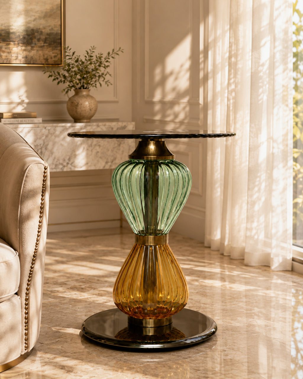 Vortex Side Table For Home and Item for Home Decoration