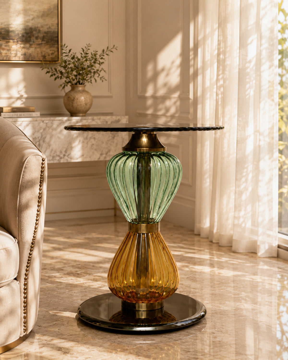 Vortex Side Table For Home and Item for Home Decoration