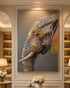 Legacy of the Tusker Handmade Wall Painting for Home & Wall Decoration Item ( 47x31.5 Inches )