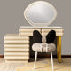 Glam Haven Dressing Table & Vanity Set With Mirror & Chair