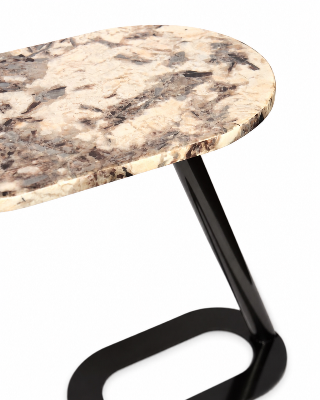 Elara C Shaped Side Table For Sofa & Home Decoration Item