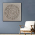 Whispering Meridian Modern Wall Art (40 x 40 Inches)