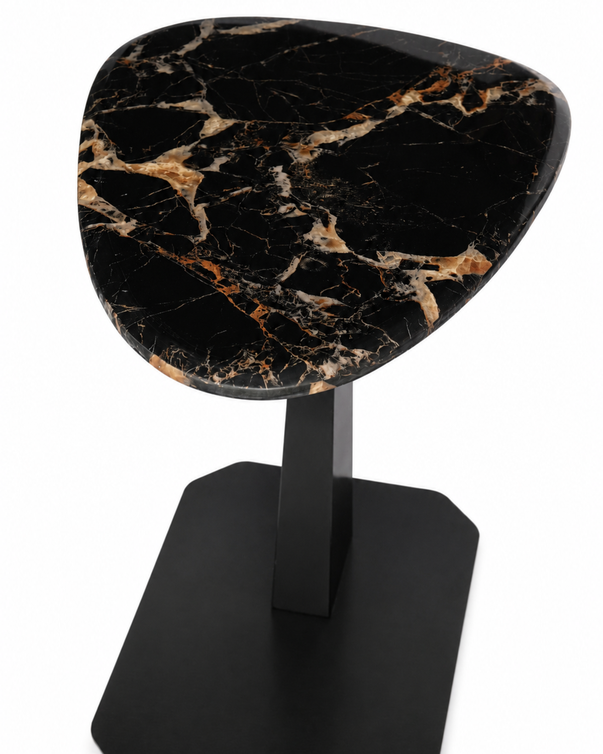 Obsidian Flow Side Table For Home & Home Decoration Item