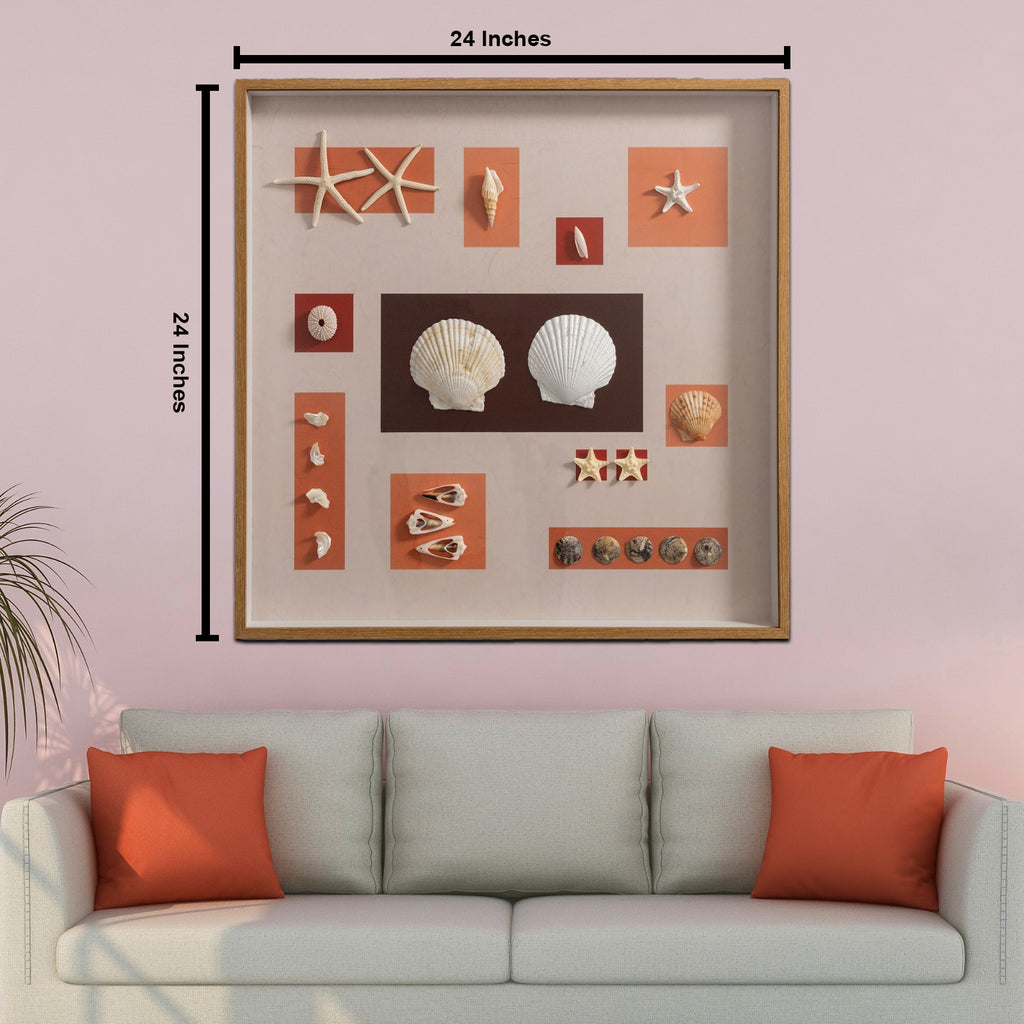 Ocean Treasures  Shadow Box Wall Decoration Piece