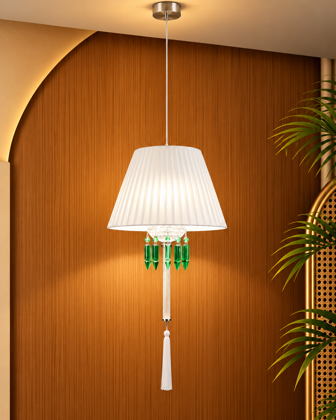 Avelisse Glow Ceiling Light for Home & item for Decoration - Green