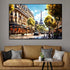 The Eiffel Street Framed Canvas Art Paintings