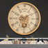 Mystic Motion Luxury Designer Watches Wall Clock For Living Room With Moving Gear Mechanism Buy Wall Clock Online - Medium (White) (Steel Body)