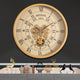 Mystic Motion Luxury Designer Watches Wall Clock For Living Room With Moving Gear Mechanism Buy Wall Clock Online - Medium (White) (Steel Body)
