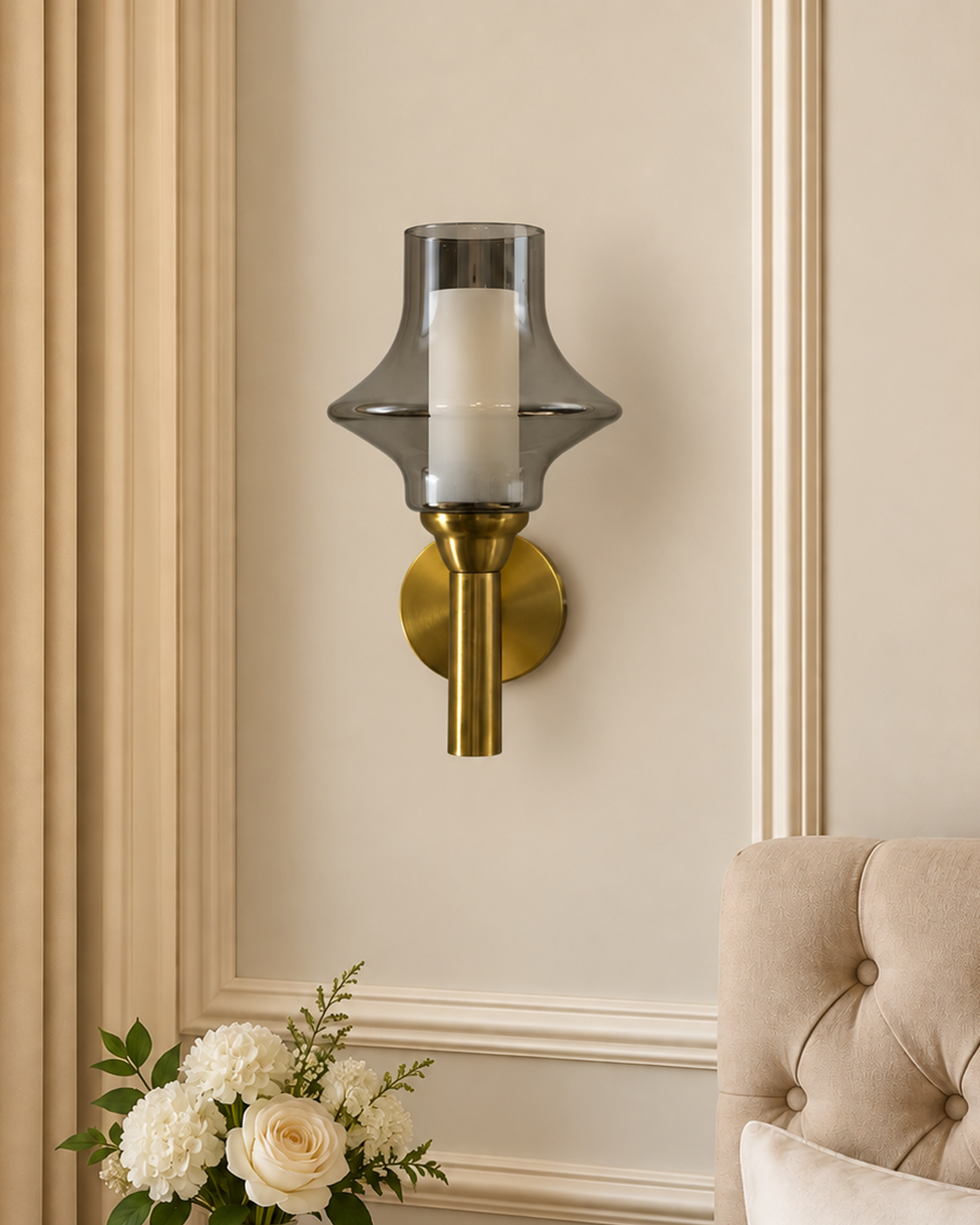 Golden Gleam Wall Lamp for Home & Item for Wall Decoration