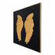 Golden Angelic Wings Modern Wall Art (40 x 40 Inches)