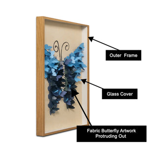 Oceanic Butterfly Shadow Box and Wall decoration item