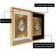 Cosmic Brilliance Shadow Box for Wall Decoration - Set of 2