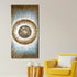 Solar Flare Hand Wall Paintings for Home (Comes With an Outer Floater Frame) (28x55 Inches)