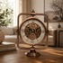 Quiet Moment Luxury Designer Table Clock With Moving Gear Mechanism Buy Table Clock Online (Steel Body)