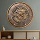 Galactic Hour Luxury Designer Wall Clocks for the Home With Moving Gear Mechanism Buy Wall Clock Online (Steel Body)