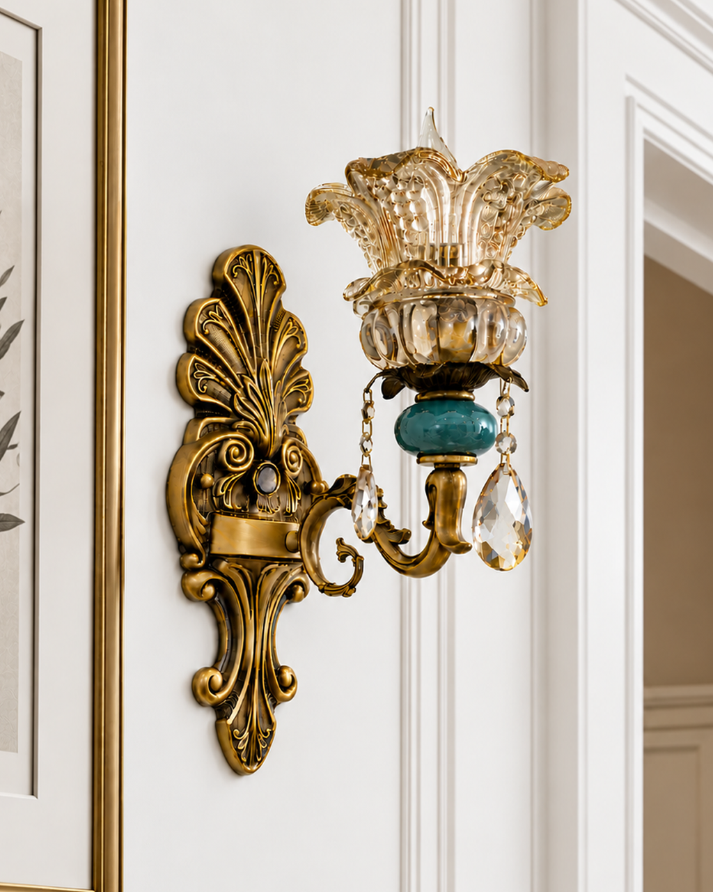 Versailles Elegance Wall Light for Home & item for Home Decoration - Single Sconce