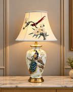 Peacock Garden Designer Table Lamps for Living Room