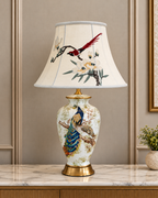 Peacock Garden Designer Table Lamps for Living Room